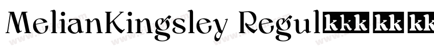 MelianKingsley Regul字体转换